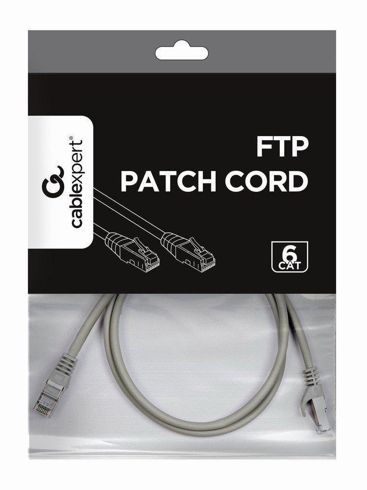 EAN 8716309045360 - Gembird PP6-1M cable de red Gris Cat6 imagen 2