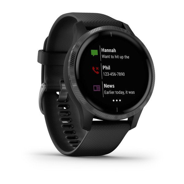 Reloj Deportivo Con Gps Garmin Venu Negro Bt Garmin Pay Notificaciones Salud Multisport Android/Ios