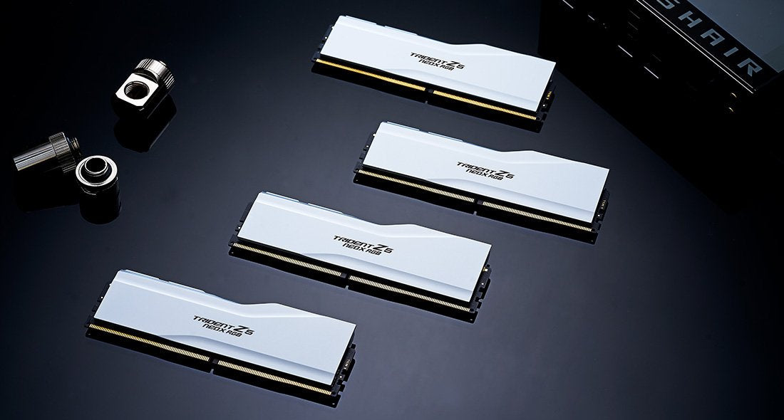 Memoria G.Skill Dimm 32 Gb Ddr5-6000 (2x 16 Gb) Dual-Kit (F5-6000a3636f16gx2-Tz5nxrw, Trident Z5 Neo X Rgb) F5-6000a3636f16gx2-Tz5nxrw