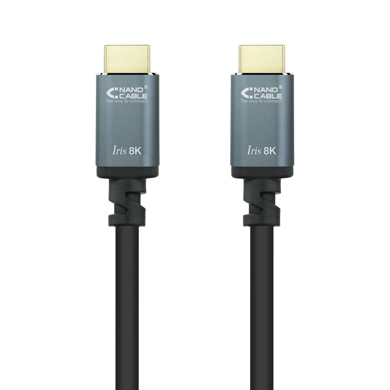 Nanocable Cable Hdmi 2.1 Iris 8k Macho A Hdmi 2.1 Iris 8k Macho 2m - Negro
