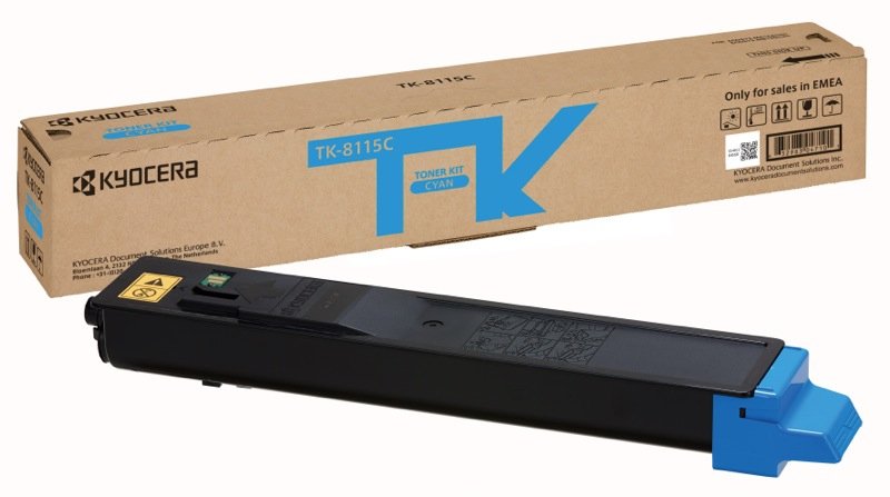 Toner Original Kyocera Tk 8115c,Cian,Para Ecosys M8124cidn, M8124cidn/Kl3, M8130cidn, M8130cidn/Kl3