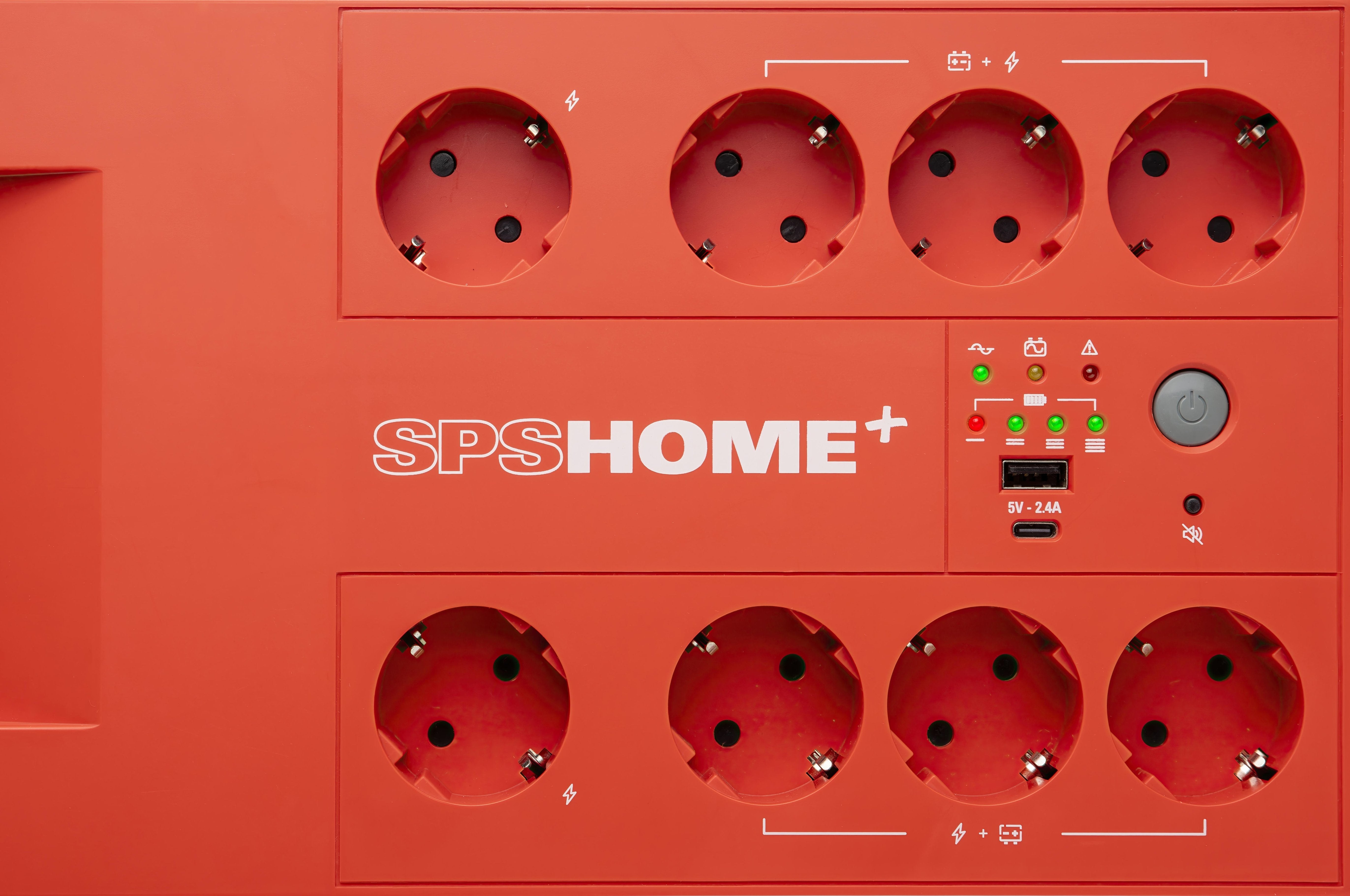 EAN 8436584875352 - Salicru SPS 850 HOME+ sistema de alimentación ininterrumpida (UPS) Línea interactiva 0,65 kVA 360 W 8 sal imagen 2