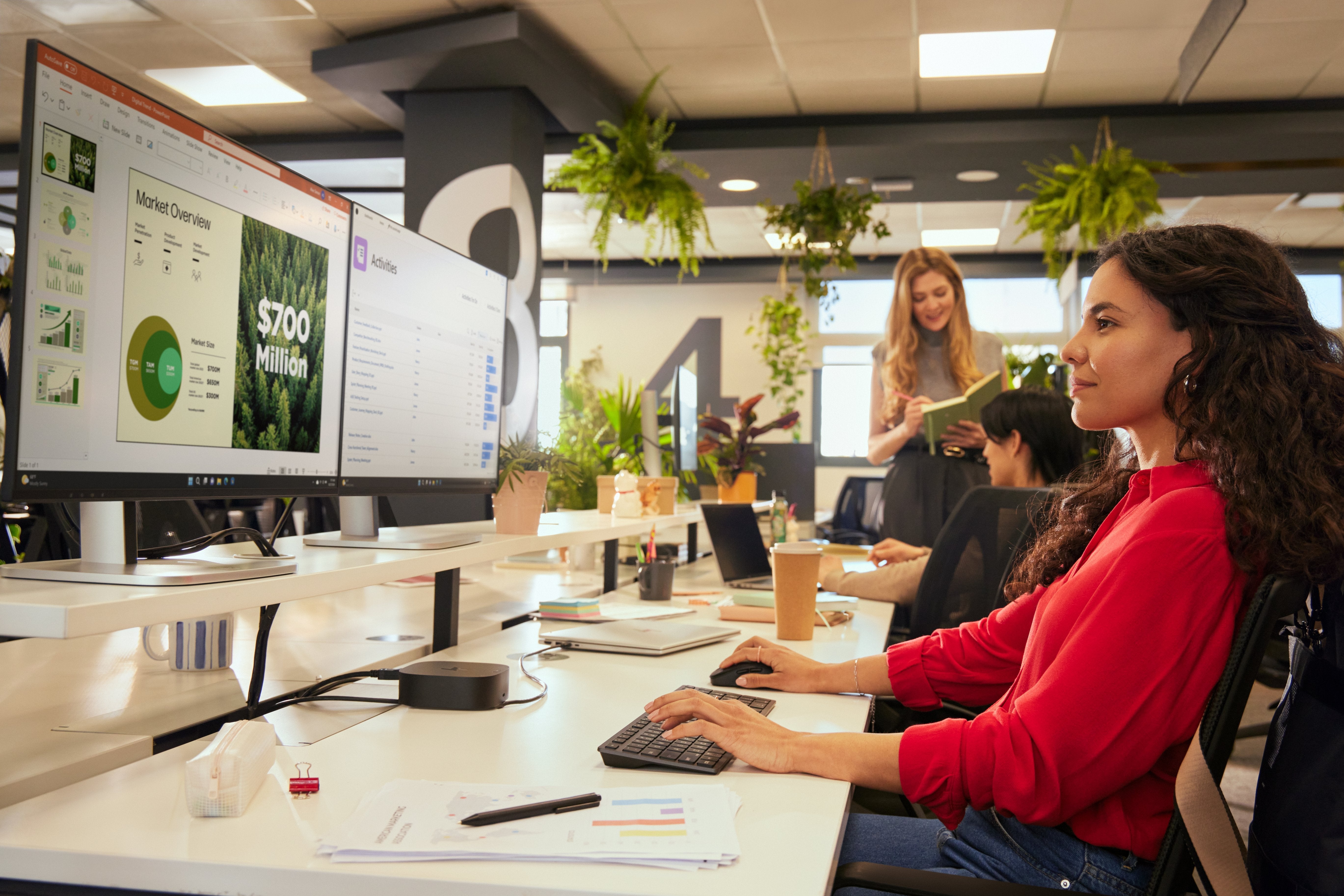 EAN 0198122141272 - HP 725 Multi-Device Rechargeable Wireless Keyboard teclado Hogar / Oficina RF Wireless + Bluetooth Gris imagen 11