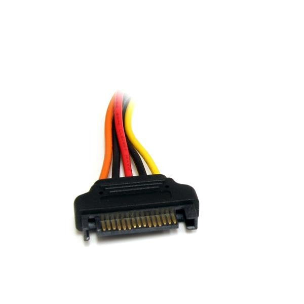 Startech Cable Alargo De Corriente Sata 15pin M/H 20cm