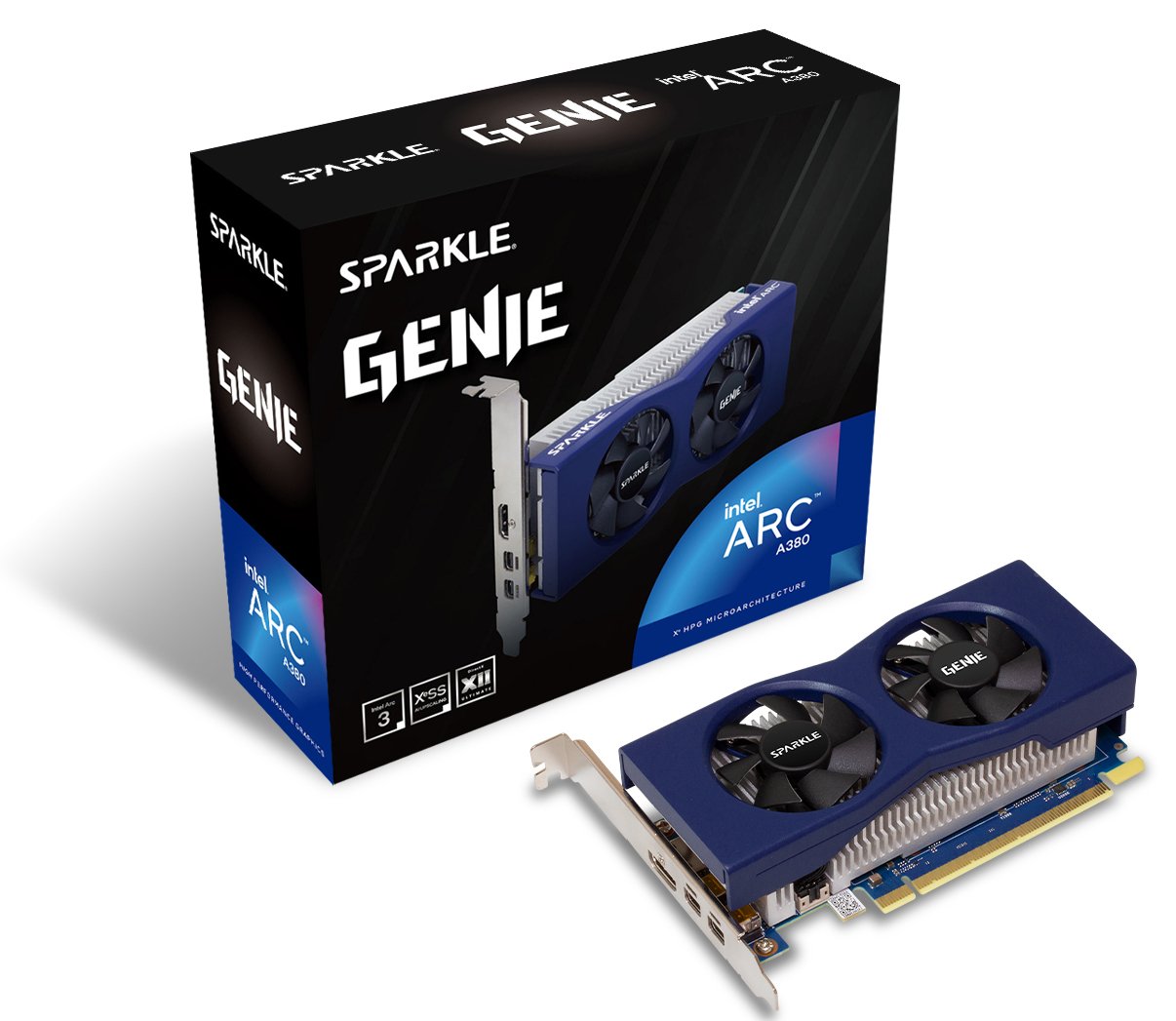 Tarjeta Gráfica Sparkle Intel® Arc A380 Genie, 6 Gb Gddr