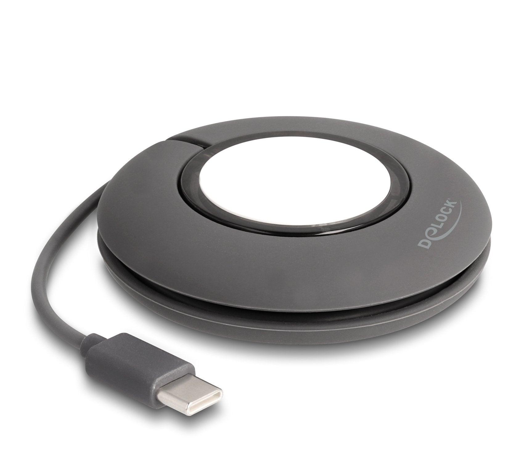 EAN 4043619830190 - DeLOCK 83019 Accesorios para dispositivos vestibles inteligentes Soporte de recarga Gris, Blanco Silicona imagen 1