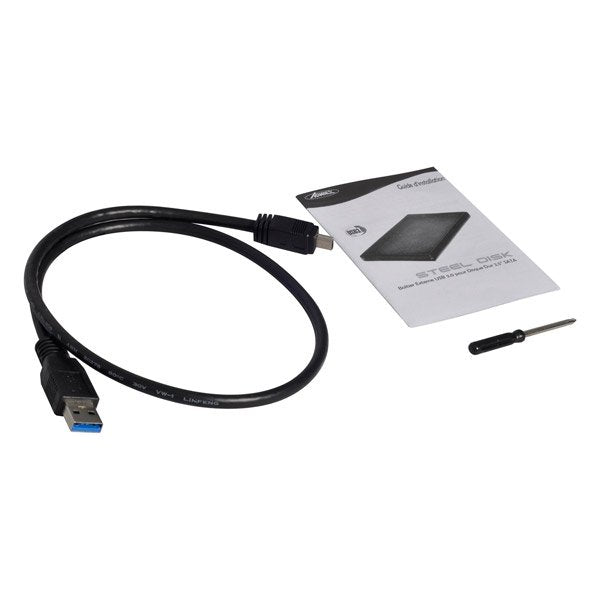 Caja Externo Advance Steel Disk Bx-2525u3 Usb 3.0 - 21/2 S-Ata - Alu