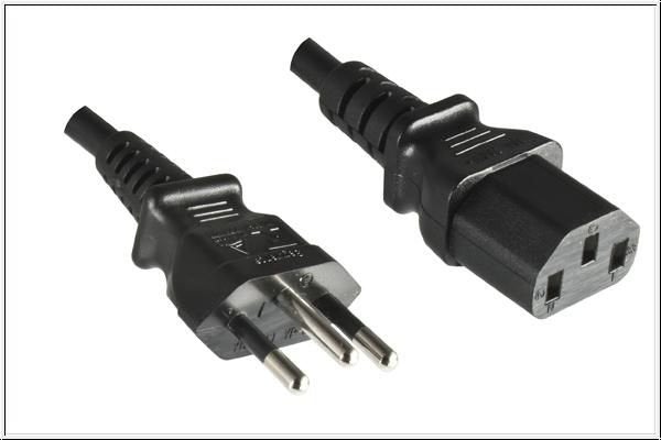 EAN 5711045578489 - Microconnect PE010418BRAZIL cable de transmisión Negro 2,1 m C13 acoplador imagen 1
