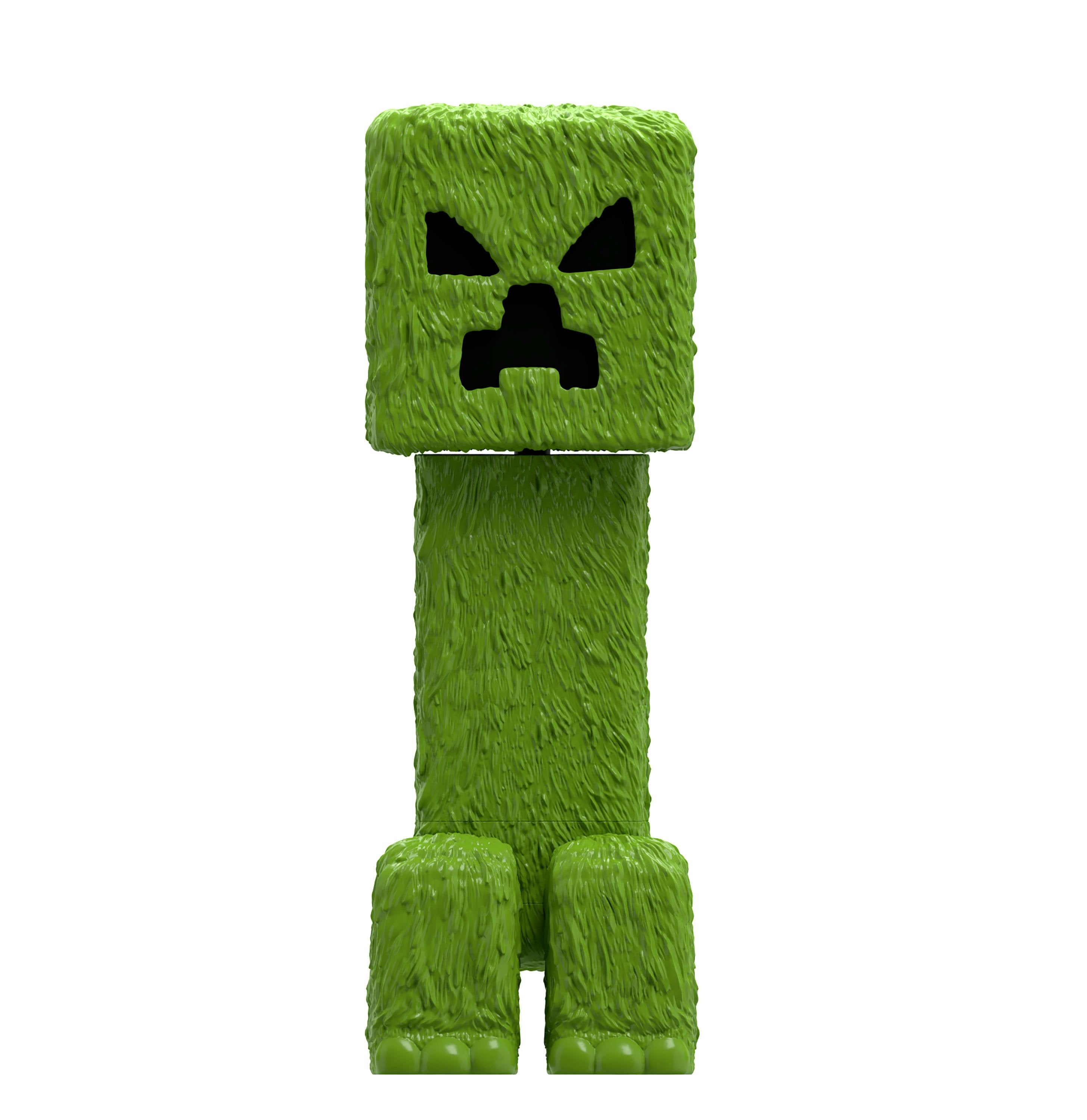 Mattel Minecraft Película Big Creeper Figura, Figura Del Juego 30 Cm Figura Colectiva Grande Jfr66