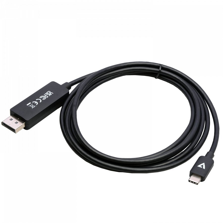 EAN 0662919114720 - V7 V7USBCDP14-2M adaptador de cable de vídeo DisplayPort USB Tipo C Negro imagen 4