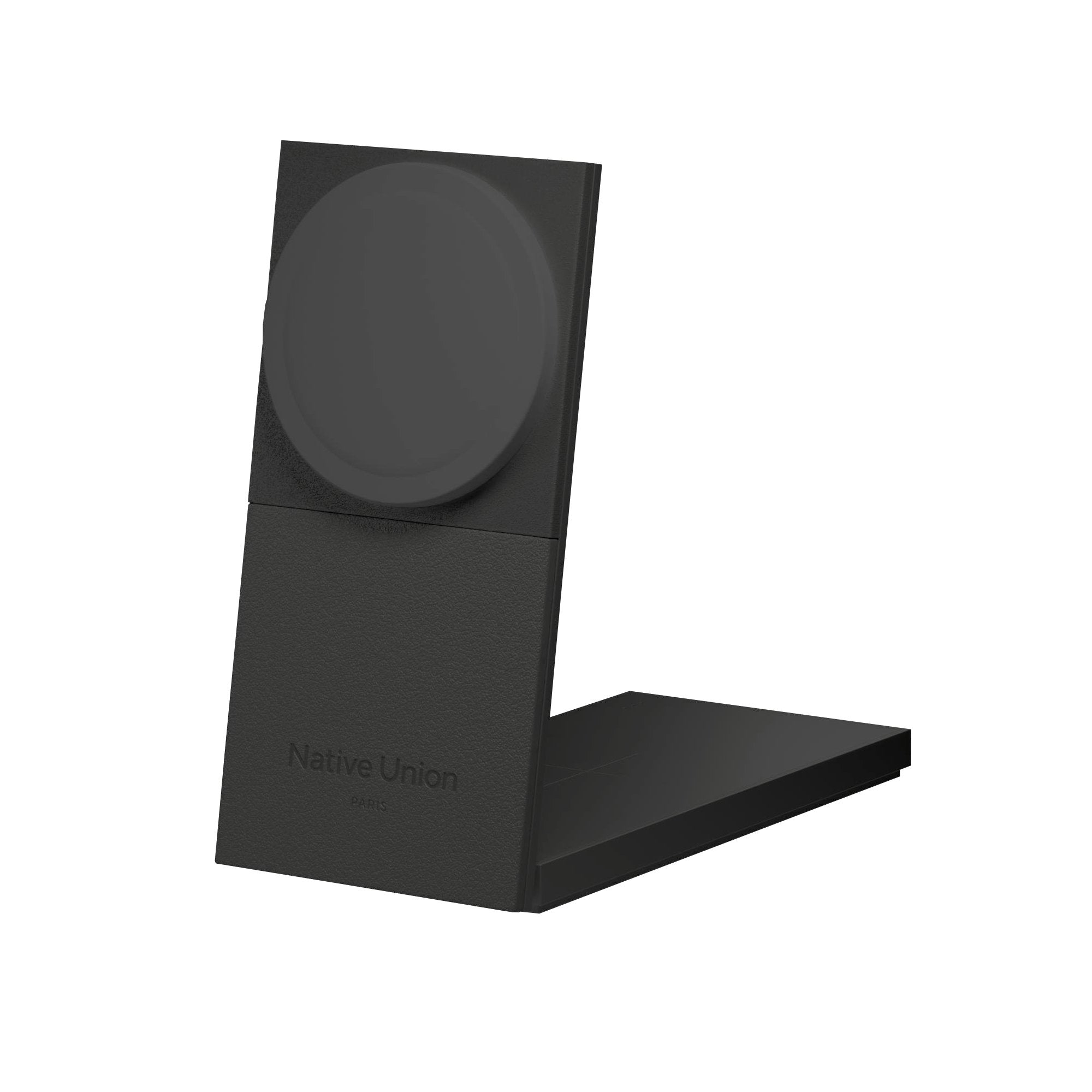 Native Union Rise 2-In-1 Qi2 Smartphone Negro Cargador Inalámbrico Interior