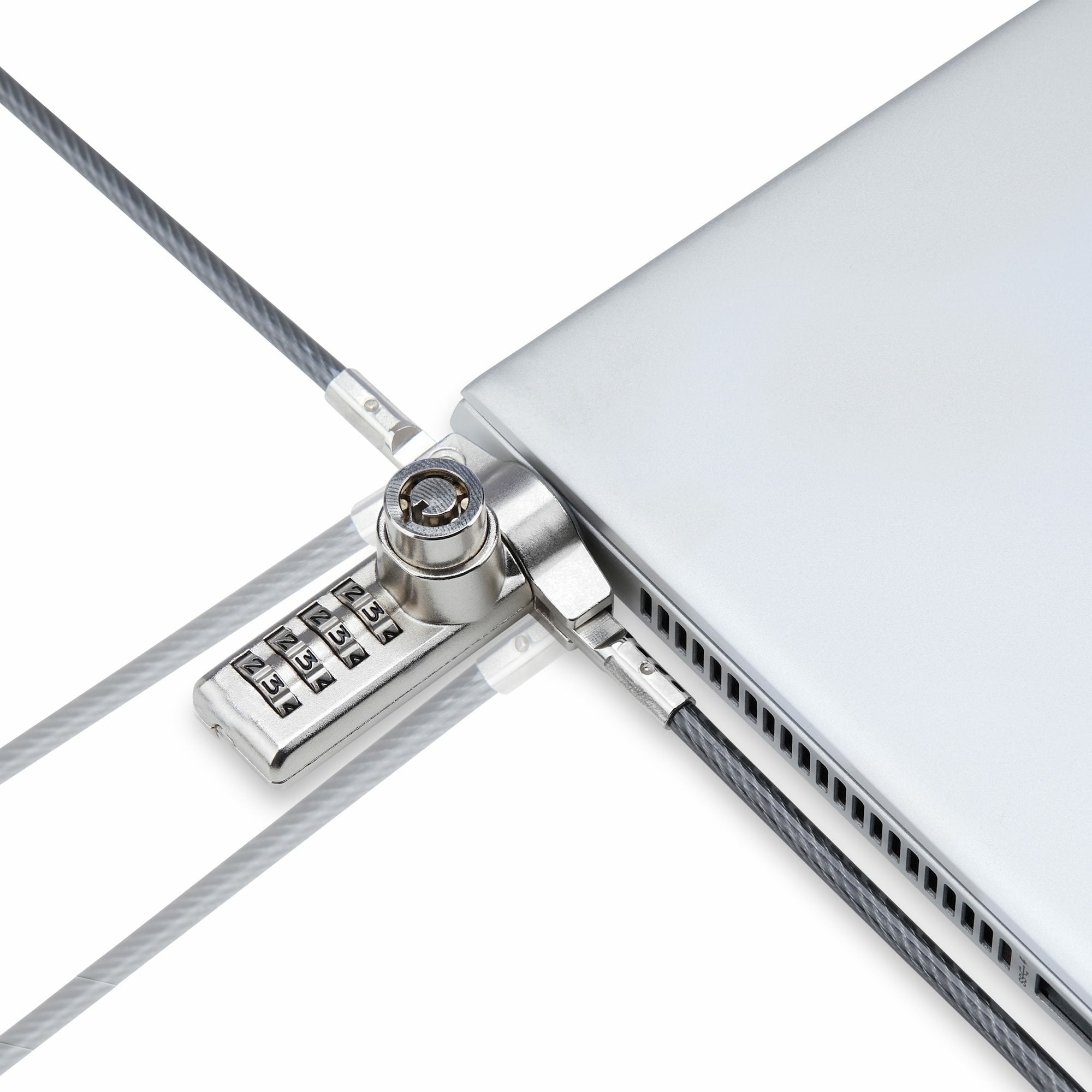 Startech 10-Pack Doppelzugriff Laptopschloss 2m Cableschloss Mit Schlussel Und Zahlenschloss