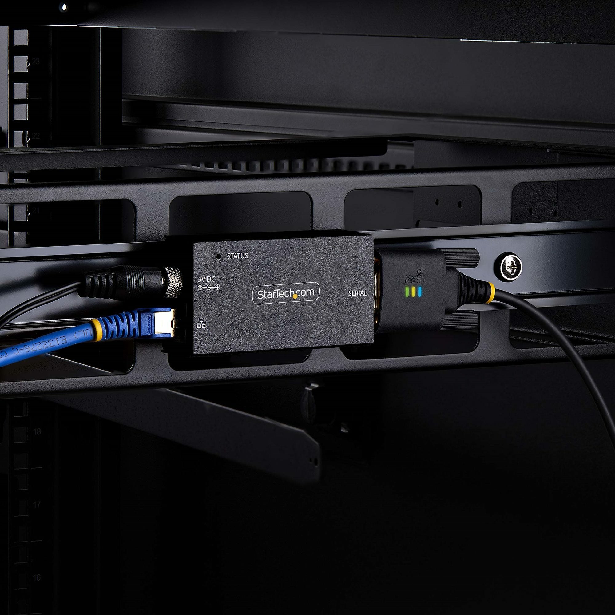 EAN 65030905978 - StarTech.com I13-SERIAL-ETHERNET convertidor, repetidor y aislador en serie RS-232 RJ-45 Negro imagen 8
