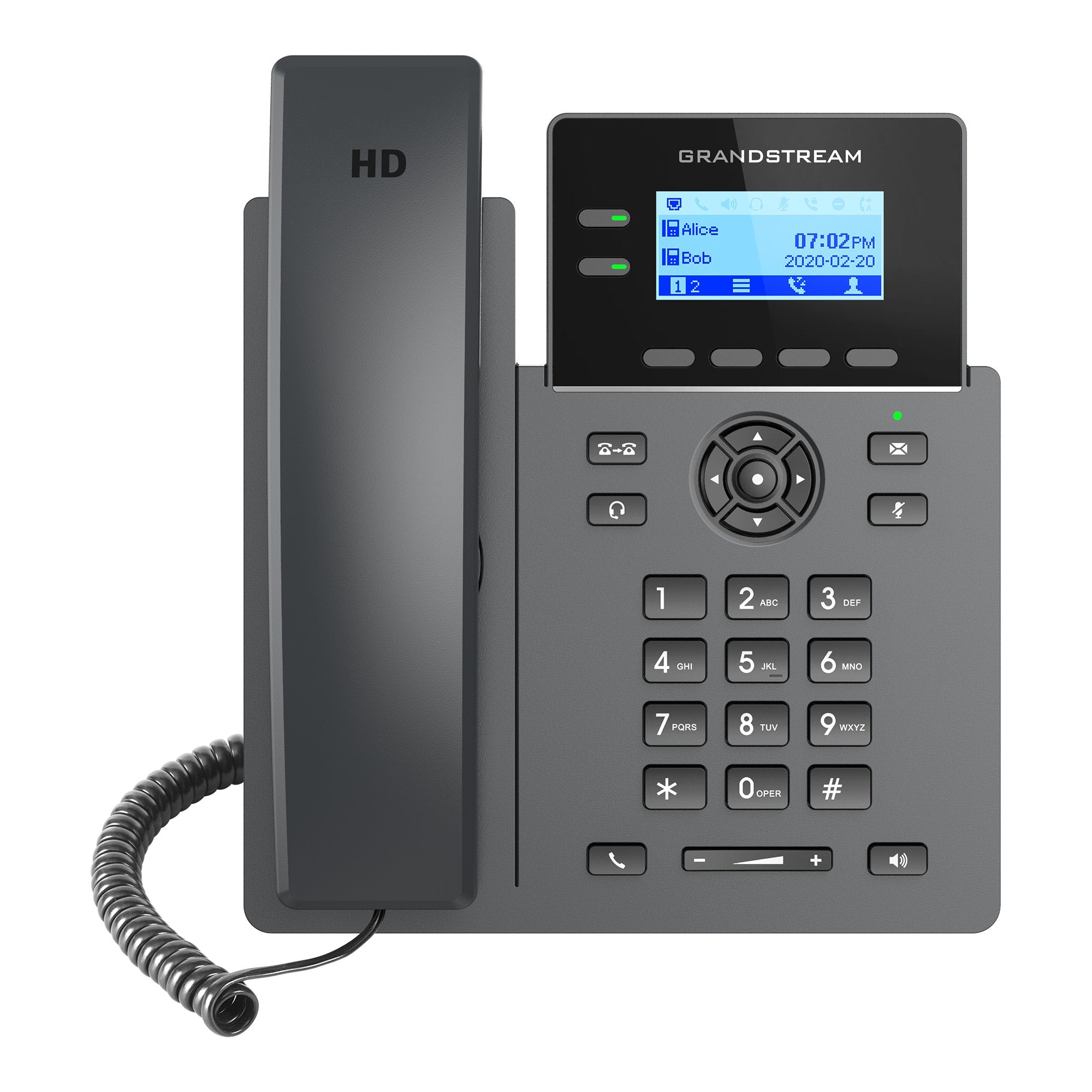 EAN 6947273703136 - Grandstream Networks GRP2602P teléfono IP Negro 2 líneas LCD imagen 1