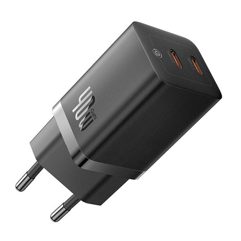 EAN 6932172627904 - Baseus GaN5 Pro 40W Universal Negro Corriente alterna Carga rápida Interior imagen 1