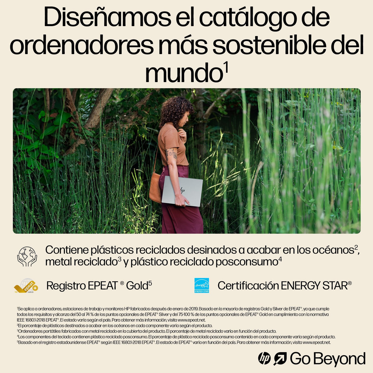 Portátil Hp Omnibook X 14-Fe0000ns Copilot+Pc, Snapdragon X Elite X1e-78-100, 16gb, 1tb Ssd, 14", W11 - Plata