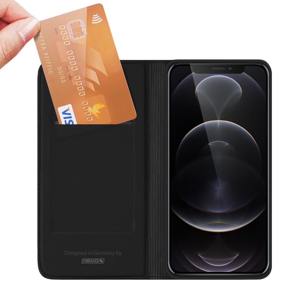 EAN 4250686412147 - nevox 2214 funda para teléfono móvil 17 cm (6.7") Funda cartera Negro imagen 3