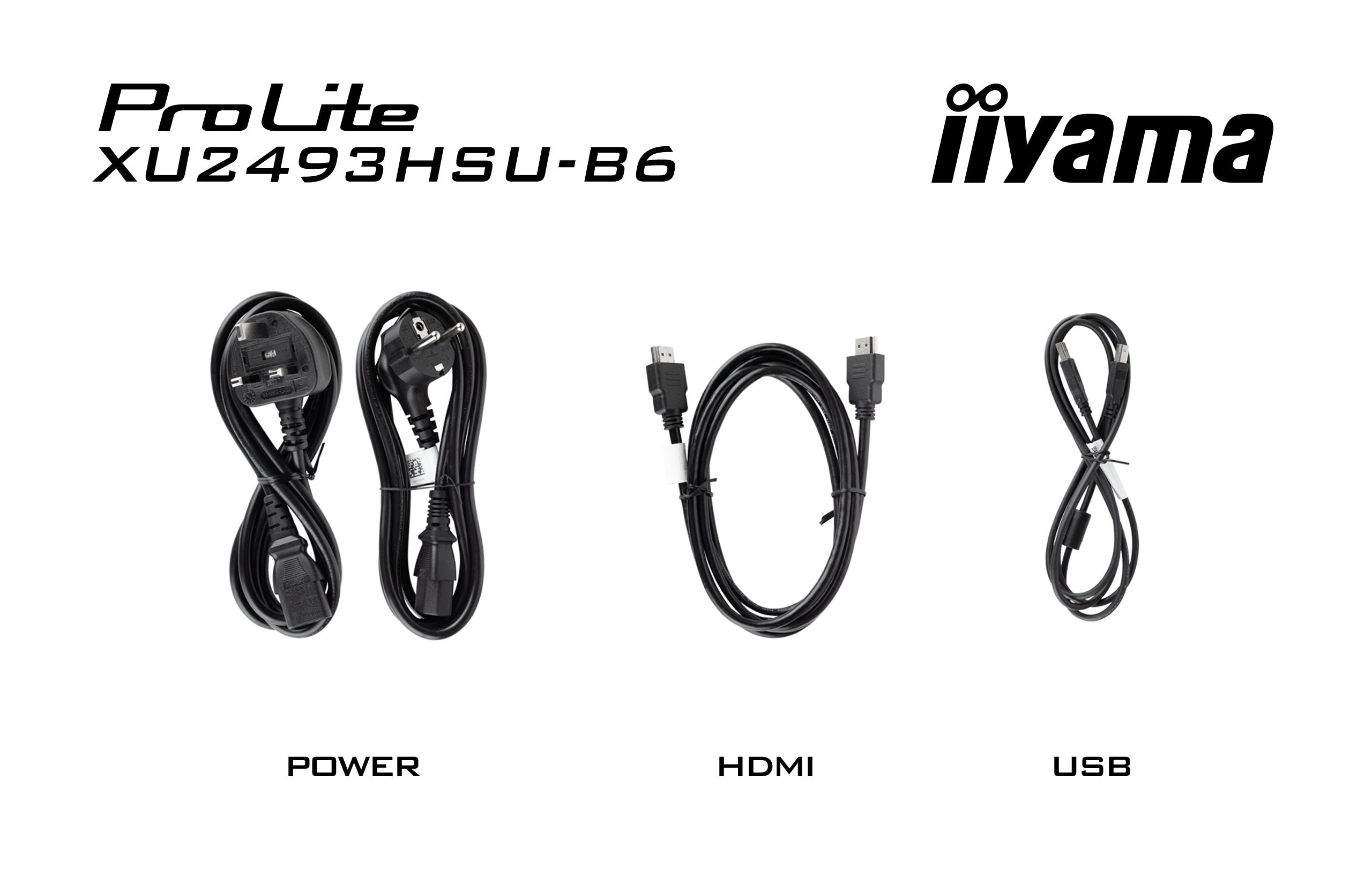 EAN 4948570124589 - iiyama ProLite XU2493HSU-B7 pantalla para PC 60,5 cm (23.8") 1920 x 1080 Pixeles Full HD LED Negro imagen 11