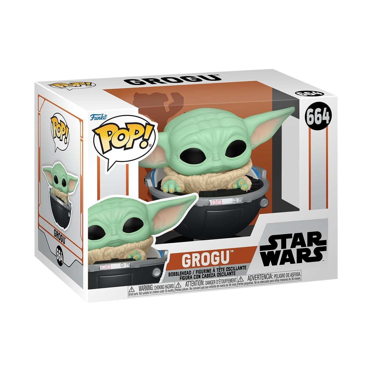 Figura Pop Star Wars Mandalorian 9 Grogu