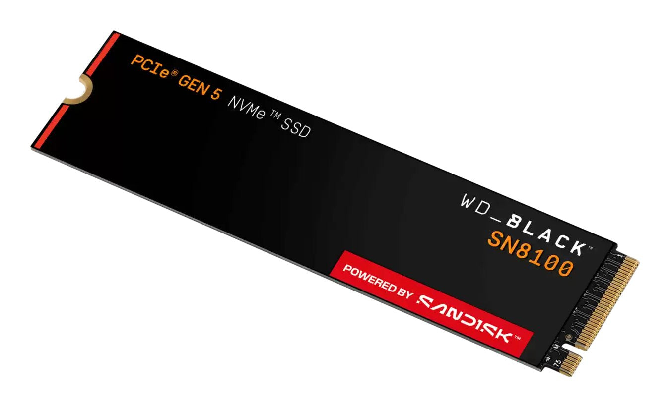 Disco Ssd Sandisk Wd_black Sn8100 Nvme 8 Tb M.2 Pci Express 5.0 Tlc 3d Nand