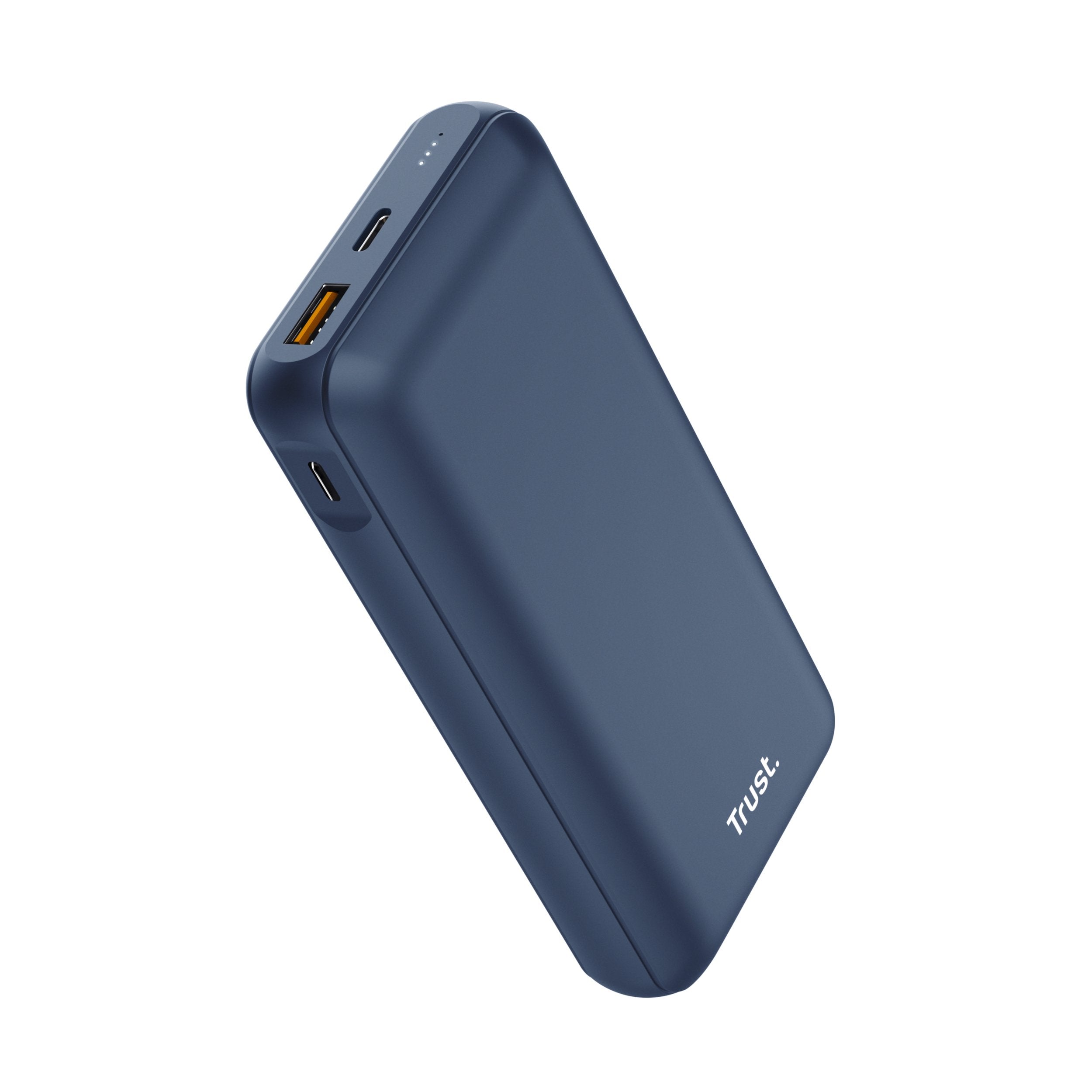 Powerbank Universal Trust 25034 Redoh 20000mah Color Azul18w Carga Rapida 2xusb-C 1xusb-A