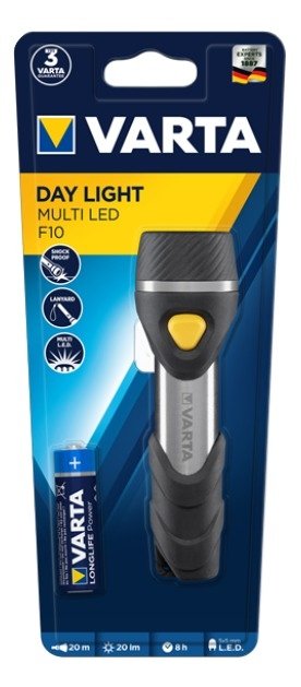 EAN 4008496987498 - Varta Day Light Multi LED F10 Aluminio, Negro Linterna de llavero imagen 3