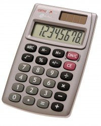 EAN 4015468102742 - Genie 510 calculadora Bolsillo Calculadora básica Gris imagen 1