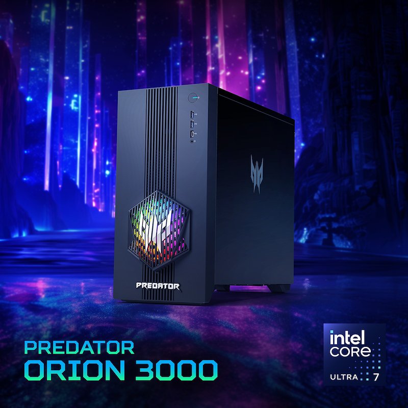Acer Predator Orion 3000 7-265f 32gb 1tbssd Rtx5070 12gb W11h