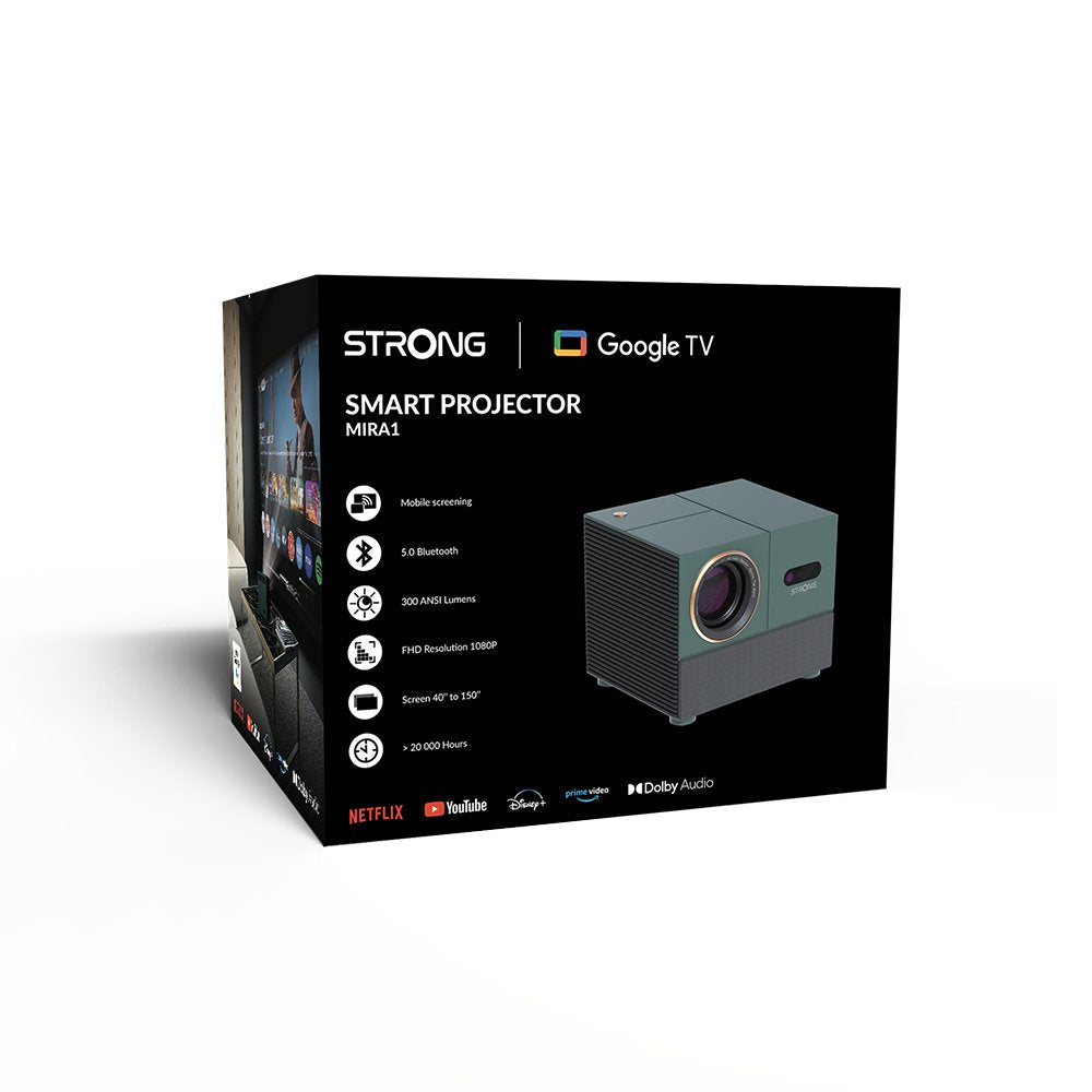 EAN 9120072379819 - Strong MIRA1 videoproyector 300 lúmenes ANSI LCD 1080p (1920x1080) Verde imagen 8