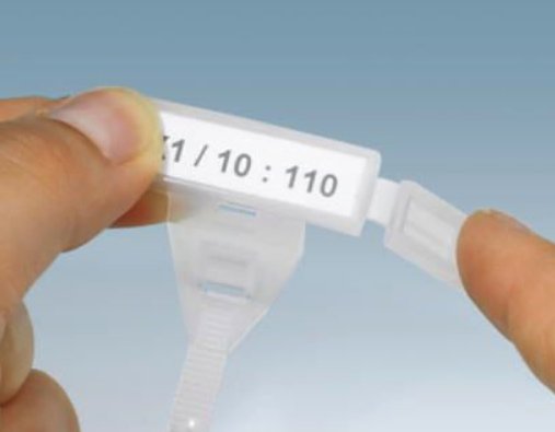 Phoenix 1005266 Kunststoffcable- Kmk 2 Marker F.Einsteckschilder O.Gurt 29x8mm