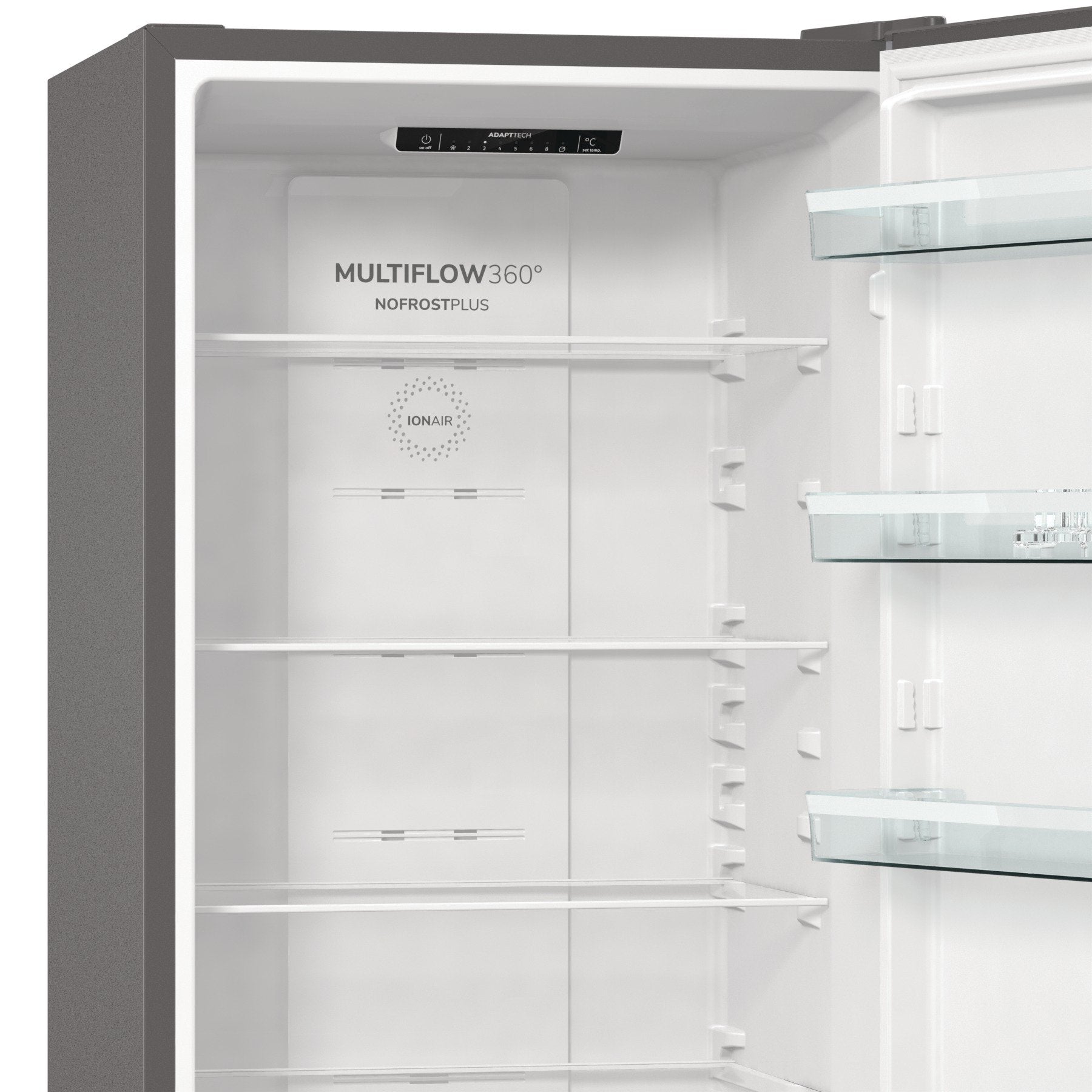 EAN 3838782424892 - Gorenje NRK6202ES4 nevera y congelador Independiente 331 L Gris imagen 5