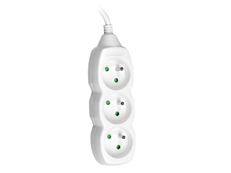 Tracer Tralis44613 Regleta 1,5m 3 Salidas Blanco