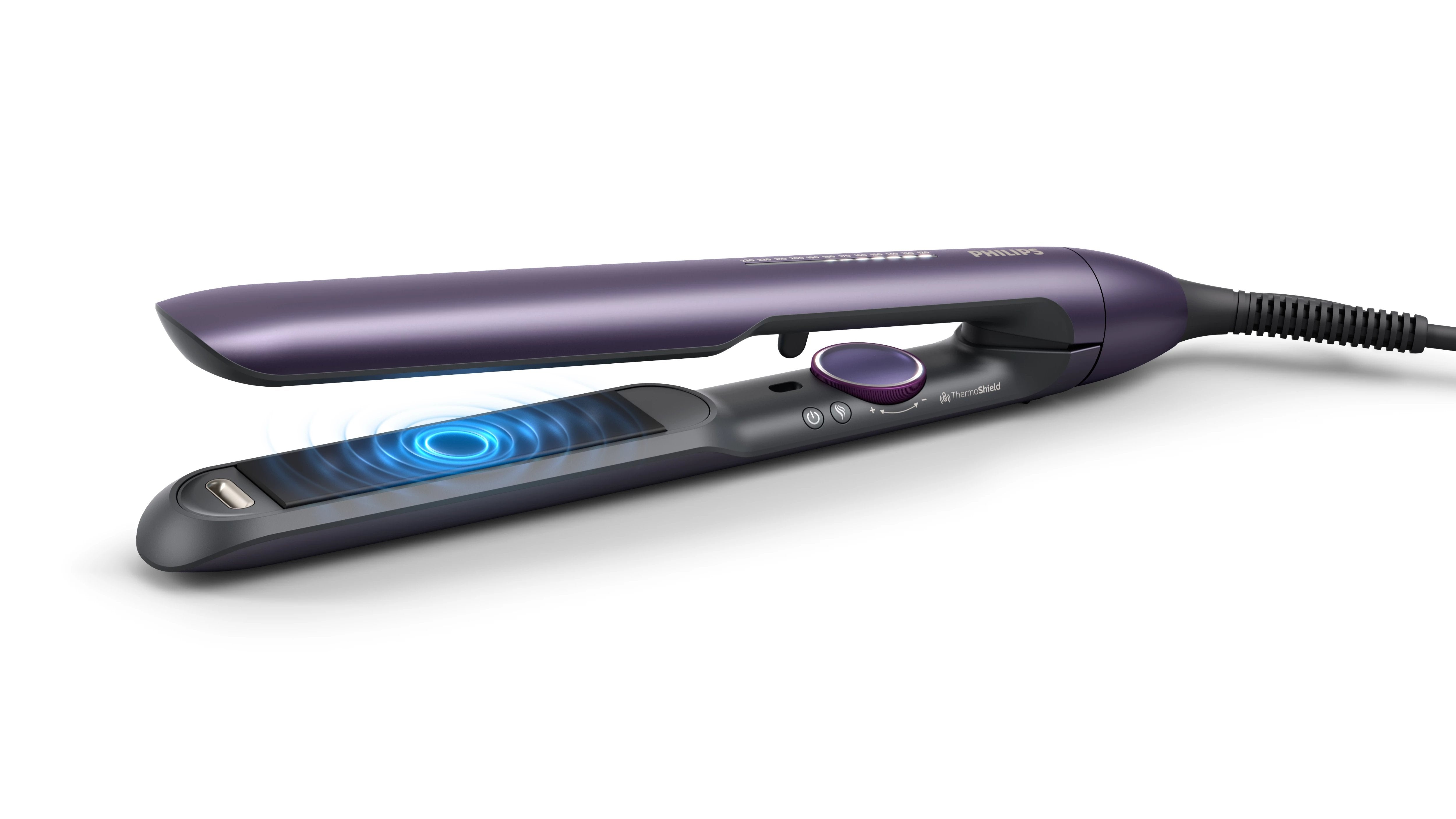 EAN 8710103974178 - Philips 7000 series BHS752/00 Utensilio de peinado Caliente Púrpura 2 m imagen 3