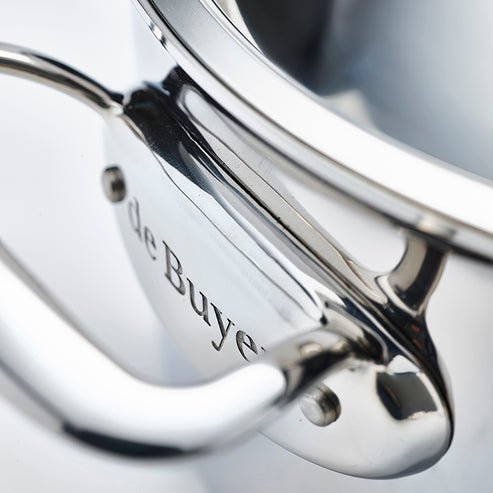 De Buyer Affinity Saucepot Acero Inoxidable Con Tapa 28 Cm Olla