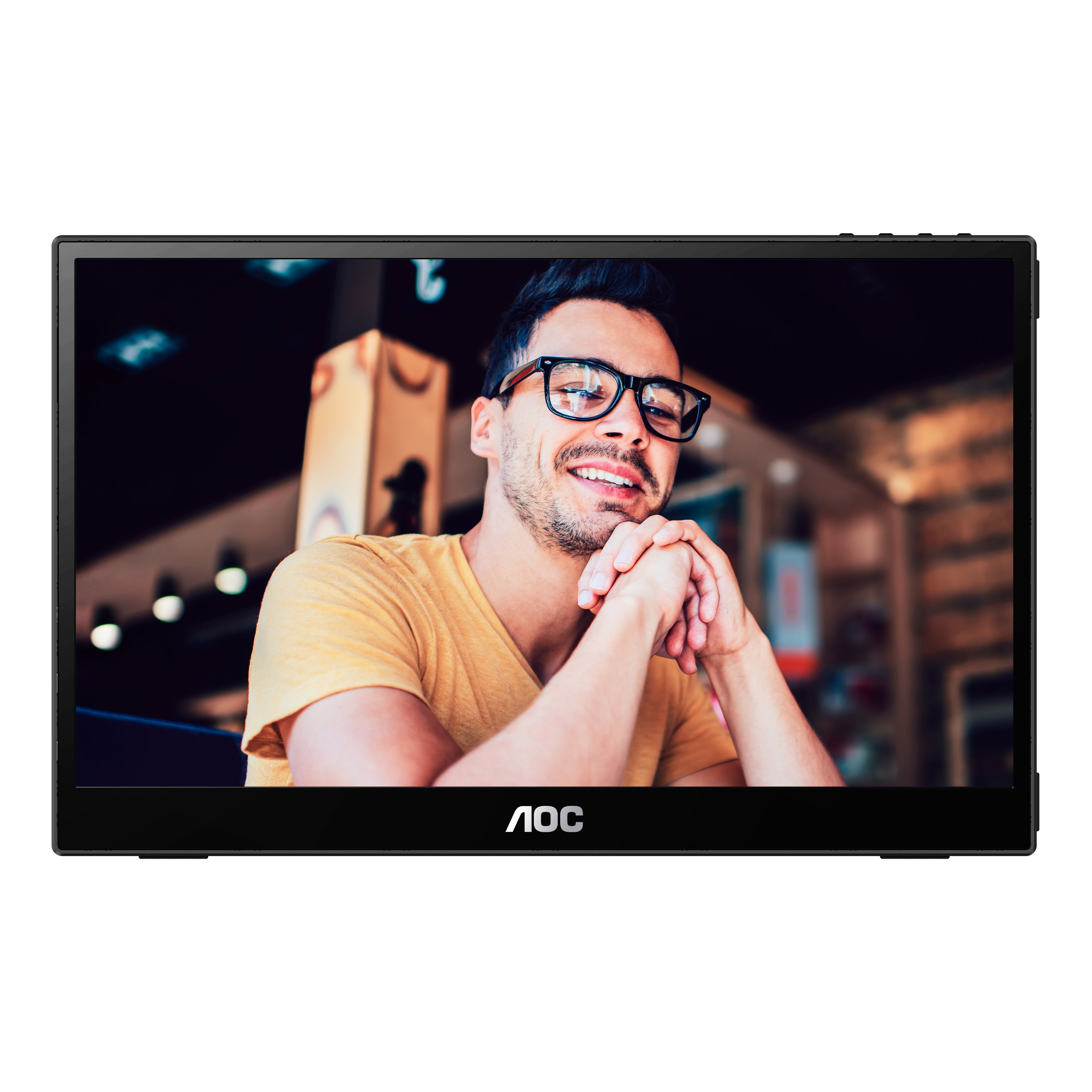 EAN 4038986151313 - AOC 16T3EA monitor o TV portátil Negro 39,6 cm (15.6") 1920 x 1080 Pixeles imagen 4