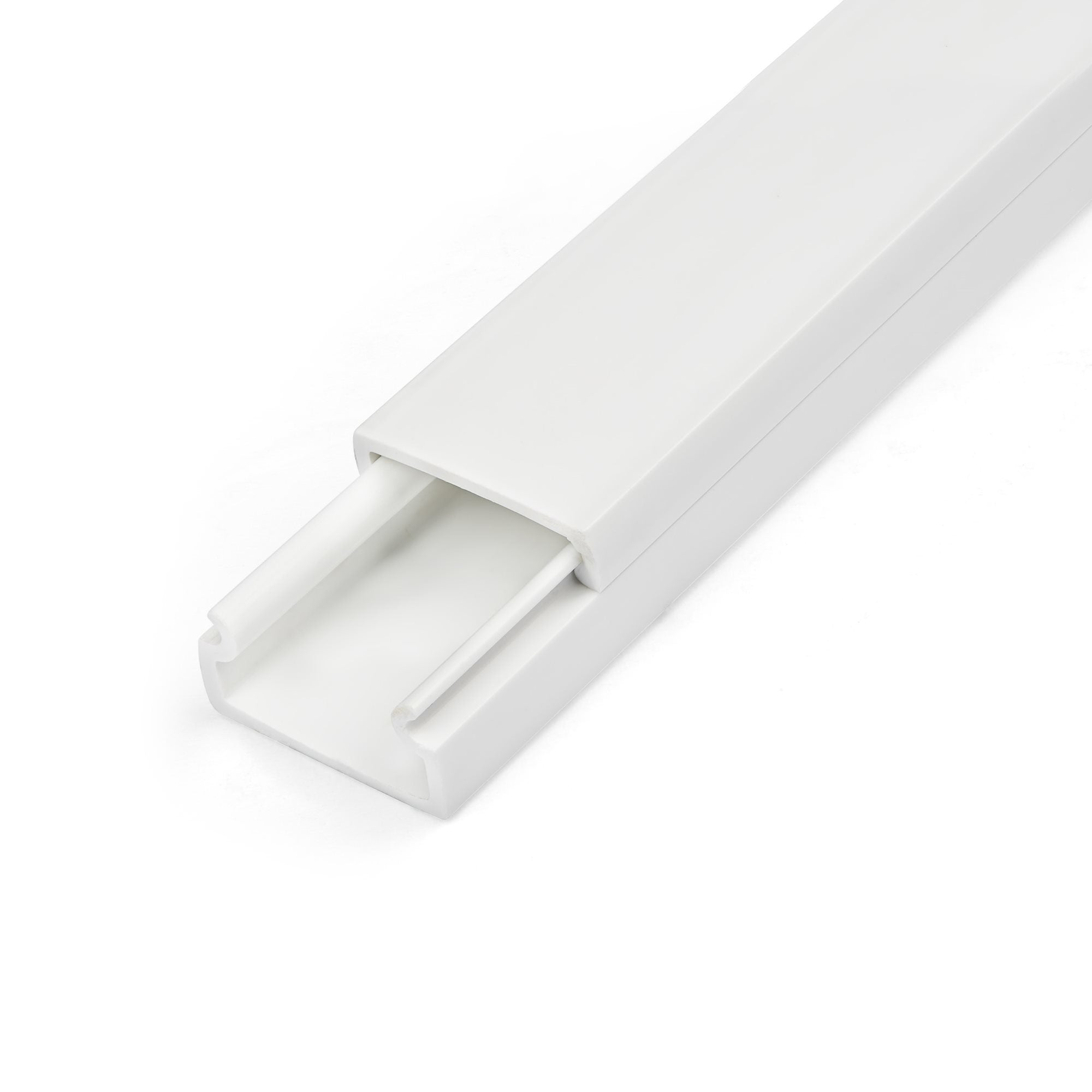 Startech.Com Canaleta Sólida De Gestón De Cableado Con Cinta Adhesiva Y Tapa, 19 Mm An X 11 Mm Al - 1 M Lar, Cubierta De Pvc O Conducto De Pared Para Cables De Red O Alimentación - Para Un Máximo De 6 Cables - Ul (Cable Management Raceway W