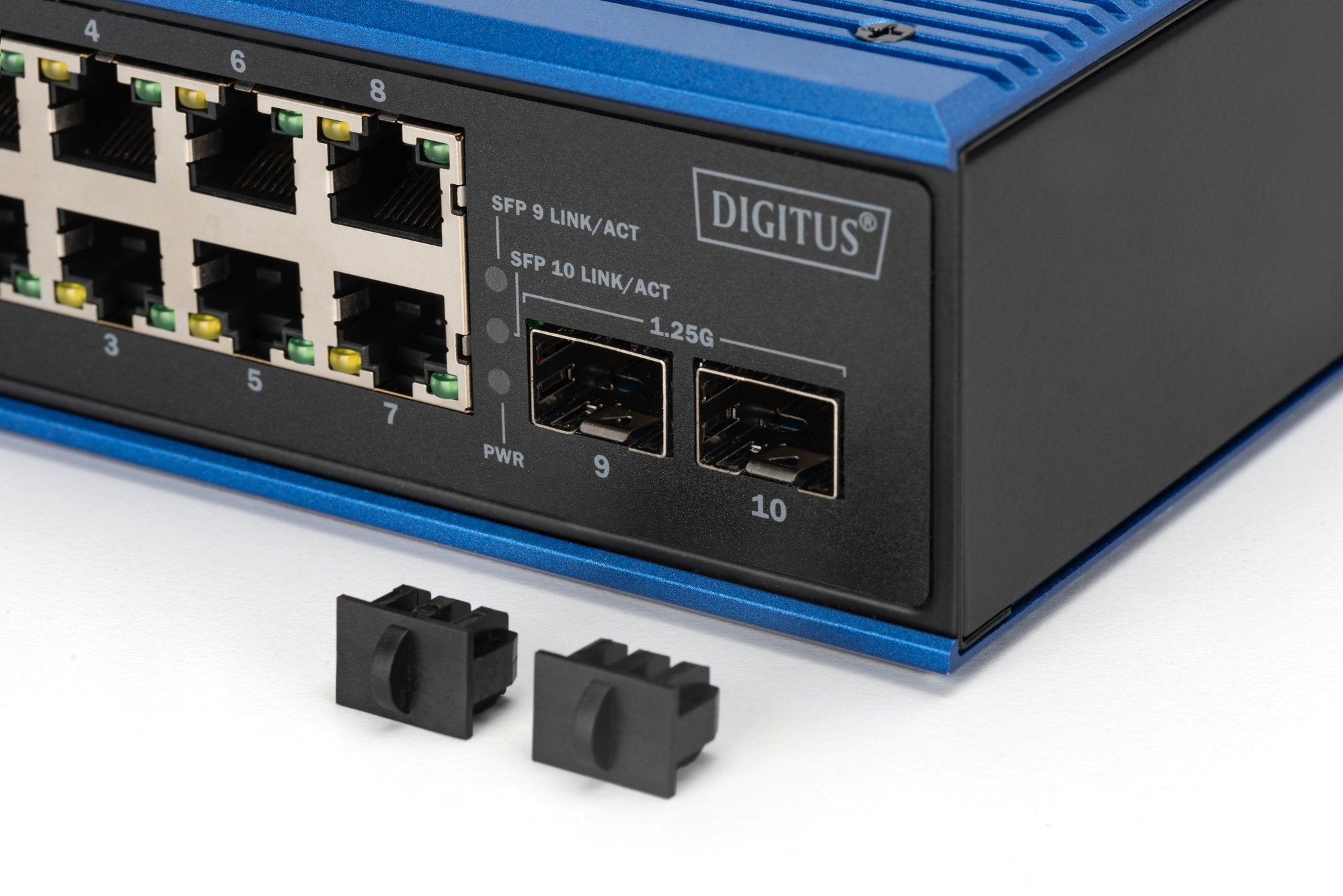 Digitus Switch Gigabit Ethernet Industrial De 8+2 Puertos