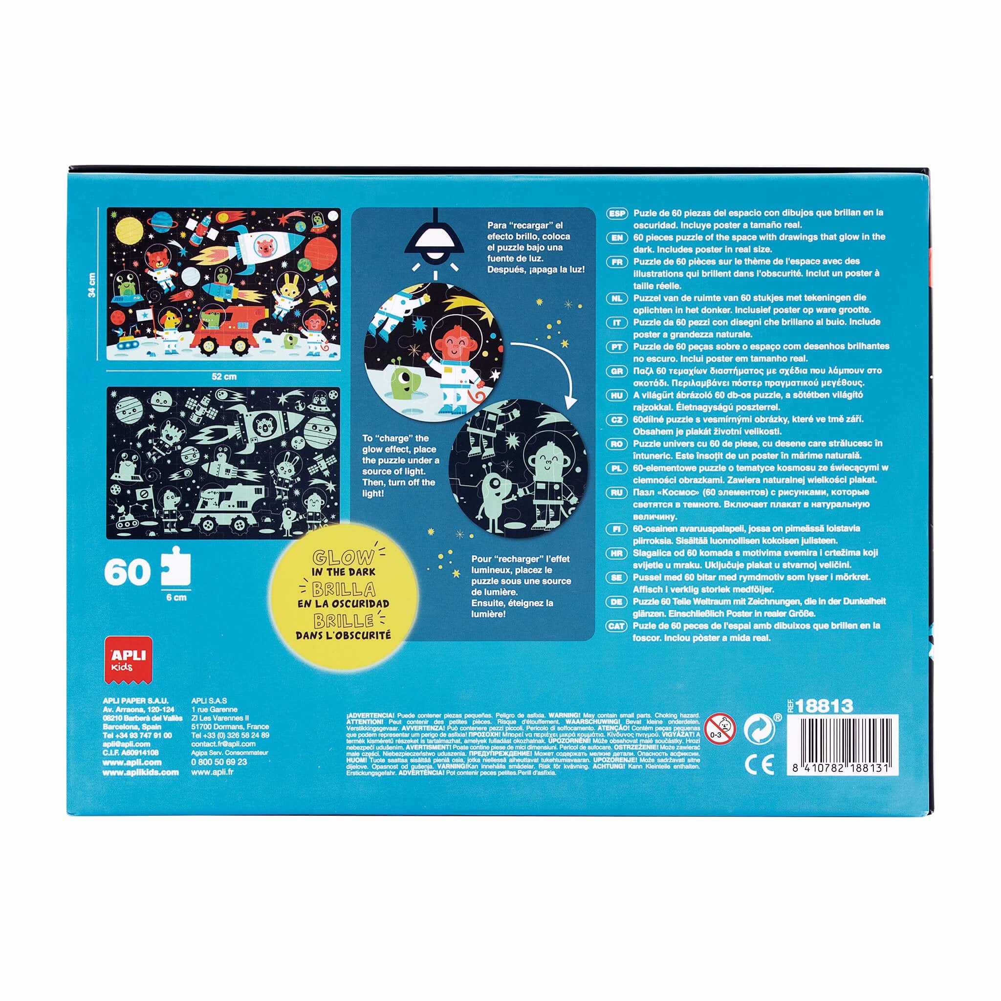 EAN 8410782188131 - APLI Kids 18813 puzzle Puzle de figuras 60 pieza(s) Espacio imagen 2