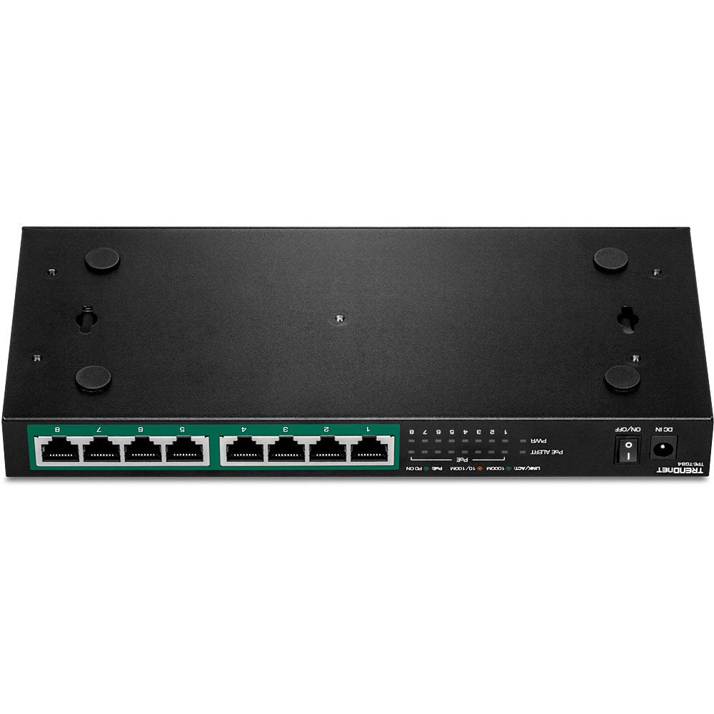 EAN 0710931162257 - Trendnet TPE-TG84 switch No administrado Gigabit Ethernet (10/100/1000) Energía sobre Ethernet (PoE) Negr imagen 4