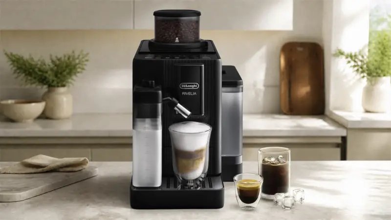 Máquina De Café Automática Delonghi Rivelia Start Exam420.5