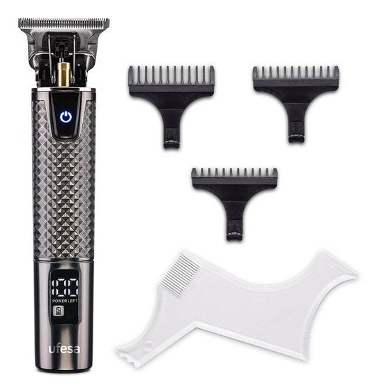 Pae Cortapelos Razor Fade Ufesa 60105931 Cuchilla En Forma De T 3 Peines Fijos