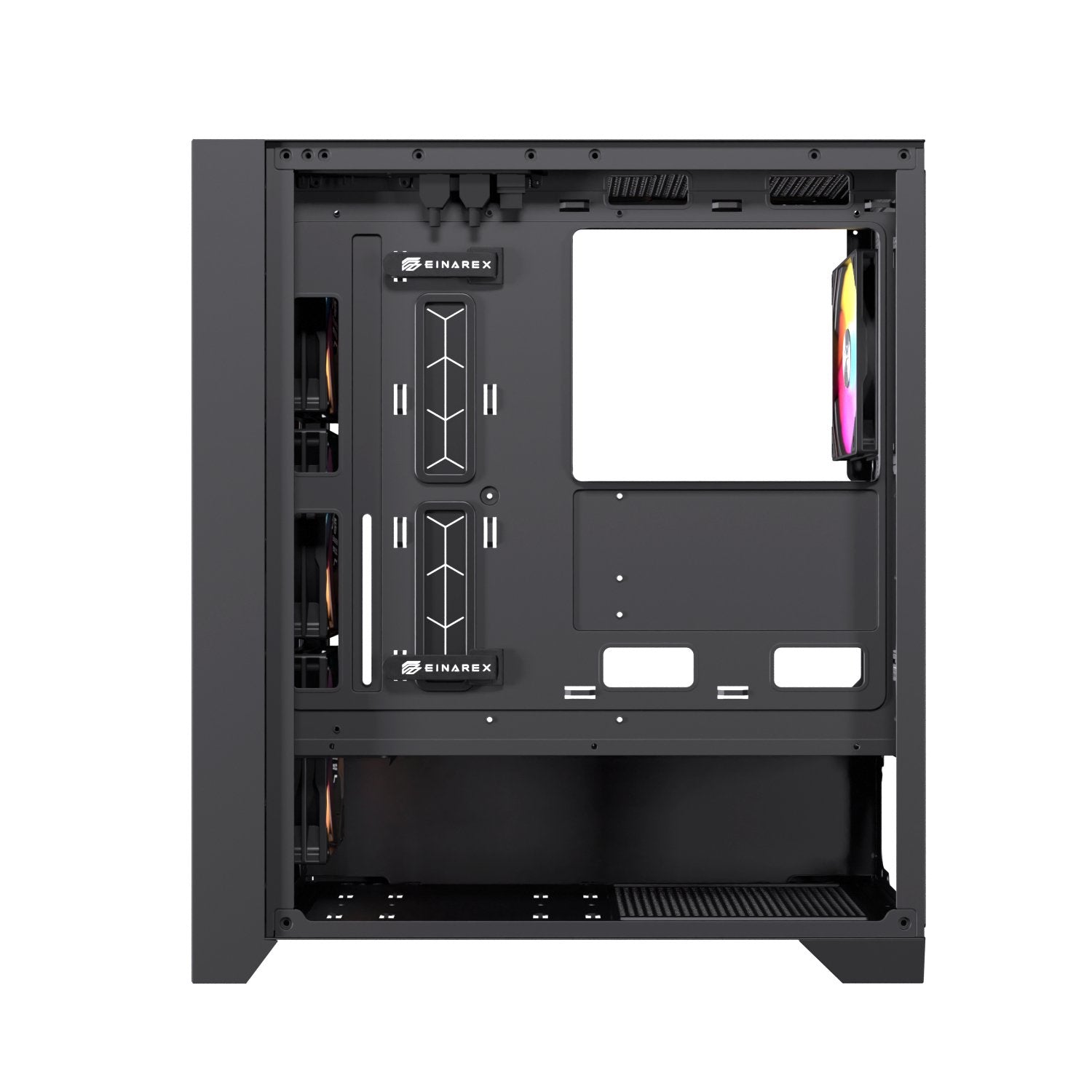 EAN 6977277360141 - Einarex EXCS-PL-600R-B carcasa de ordenador Midi Tower Negro imagen 5