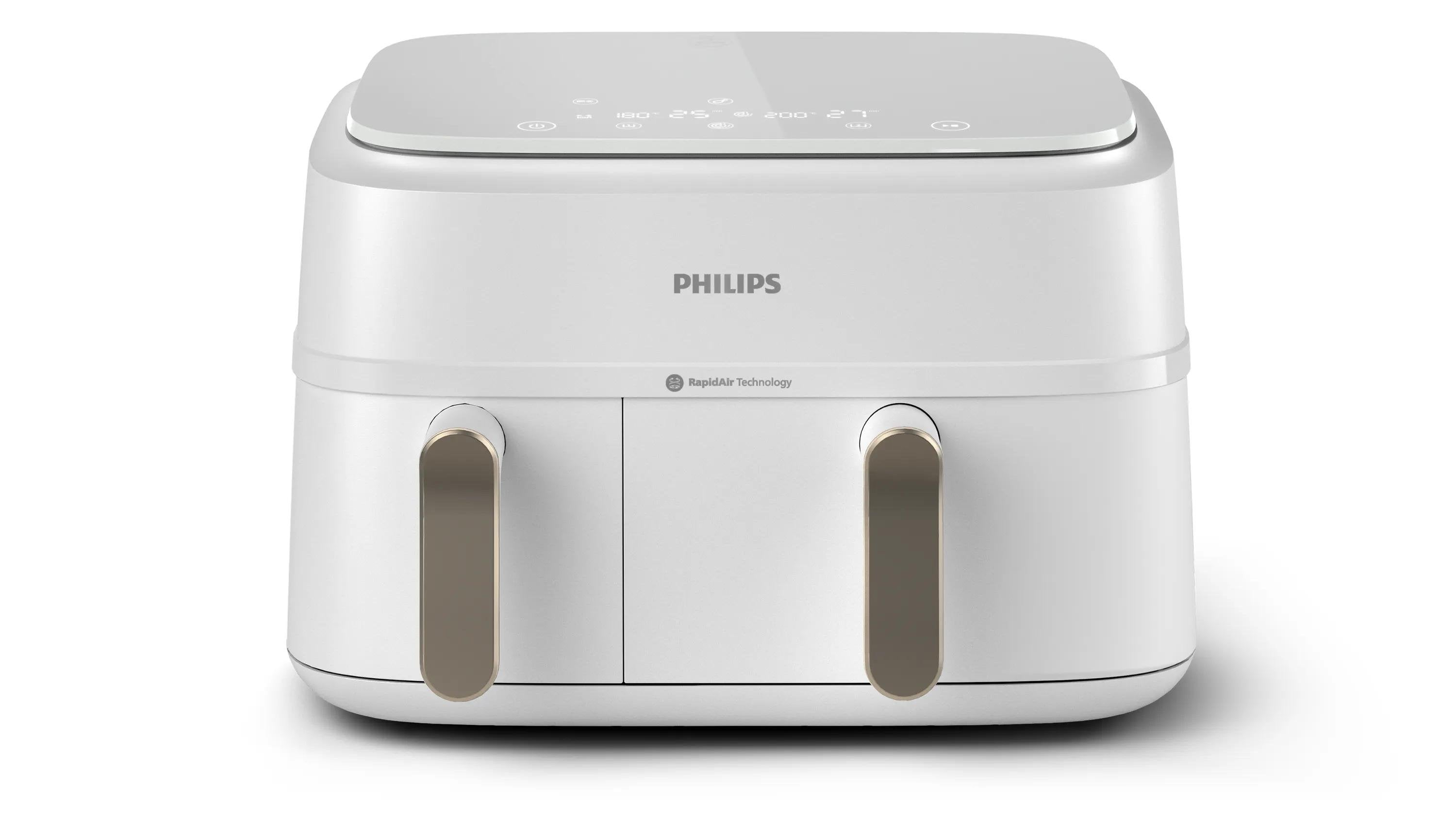 EAN 8720389035579 - Philips 3000 series NA353/10 freidora 9 L Independiente 2750 W Freidora de aire caliente Plata, Blanco imagen 2