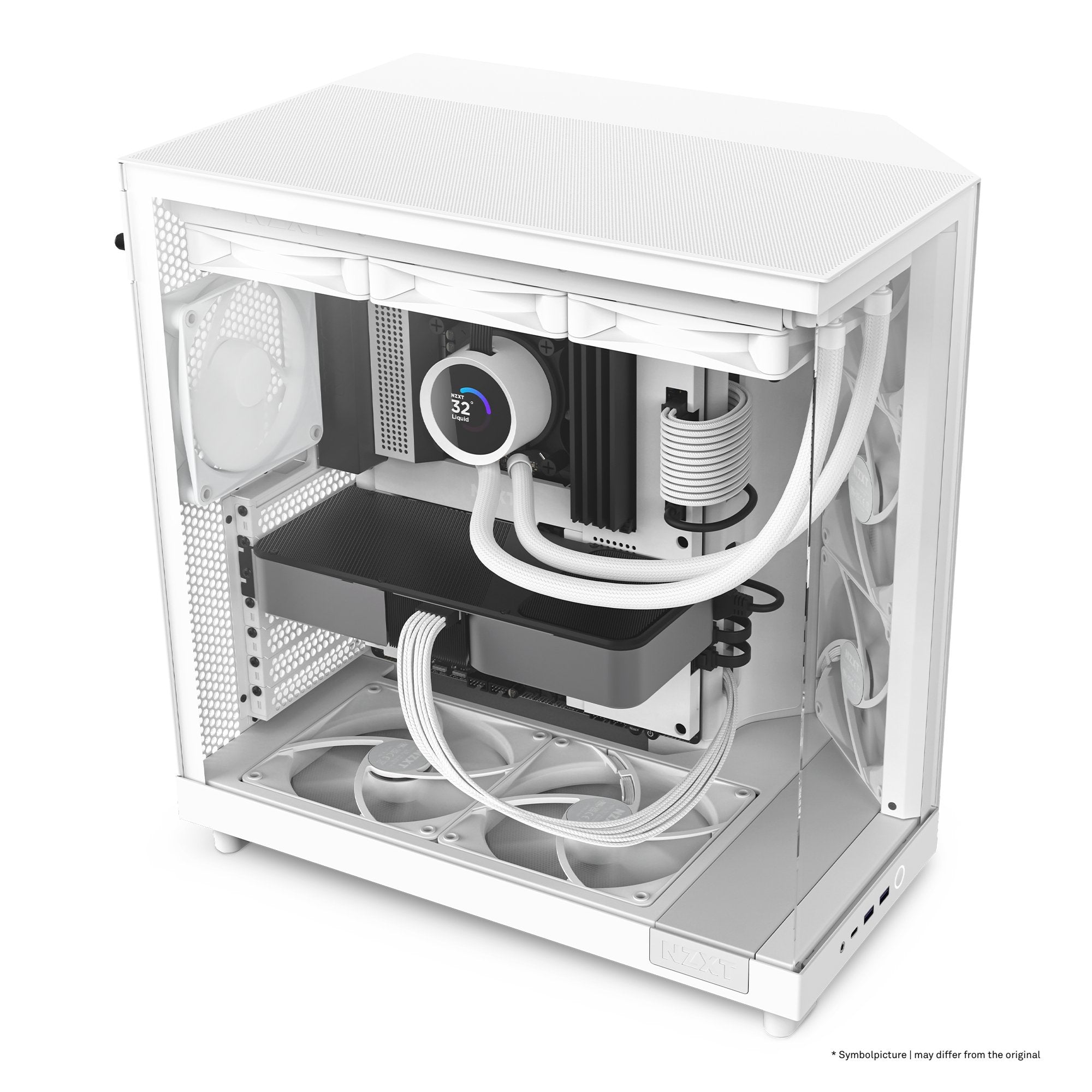 EAN 5056547204048 - NZXT H6 Flow Midi Tower Blanco imagen 16