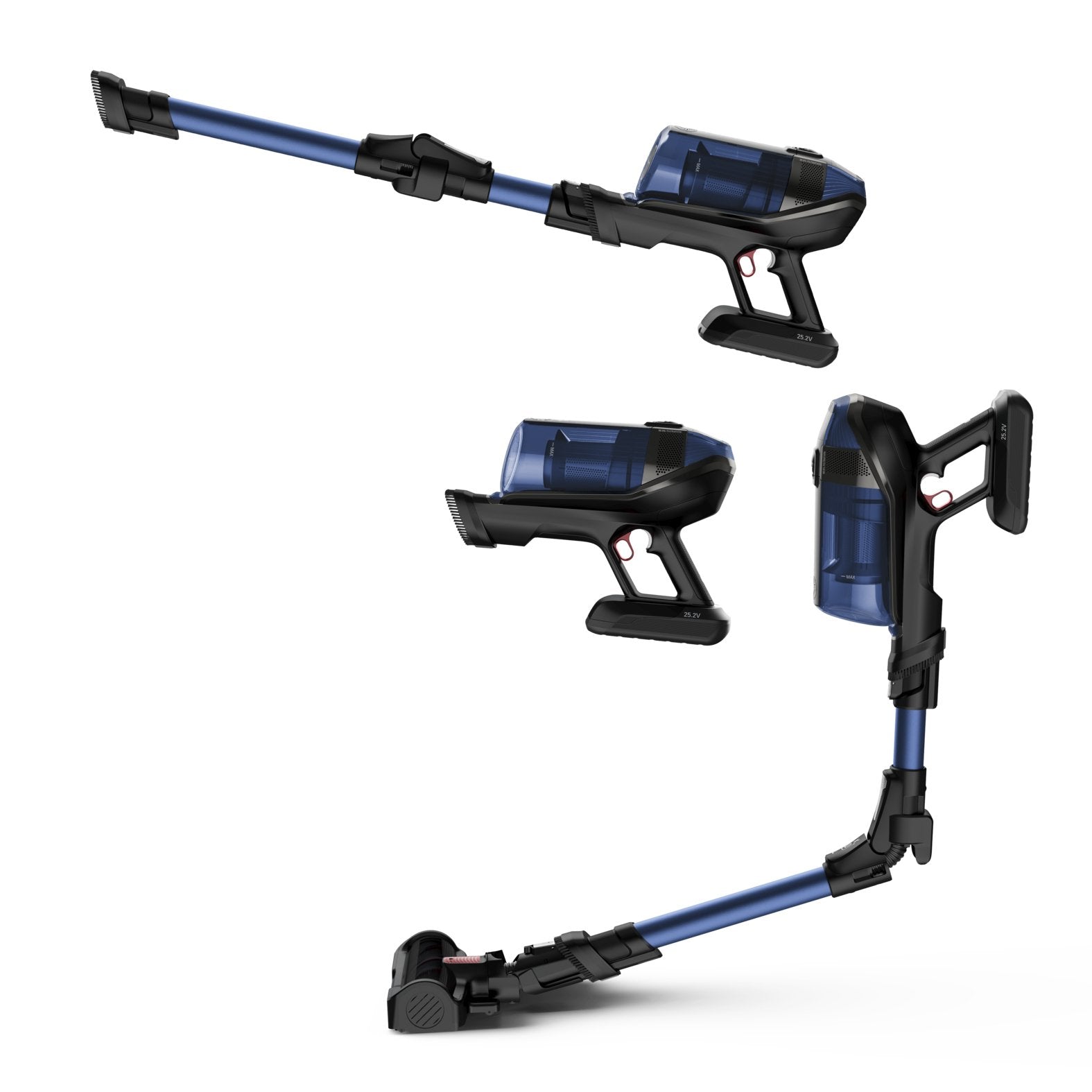 EAN 3221616048614 - Rowenta RH98C0 Aspiradora escoba 2 en 1 Batería Seca y húmeda Sin bolsa 0,9 L 320 W Azul, Gris imagen 14