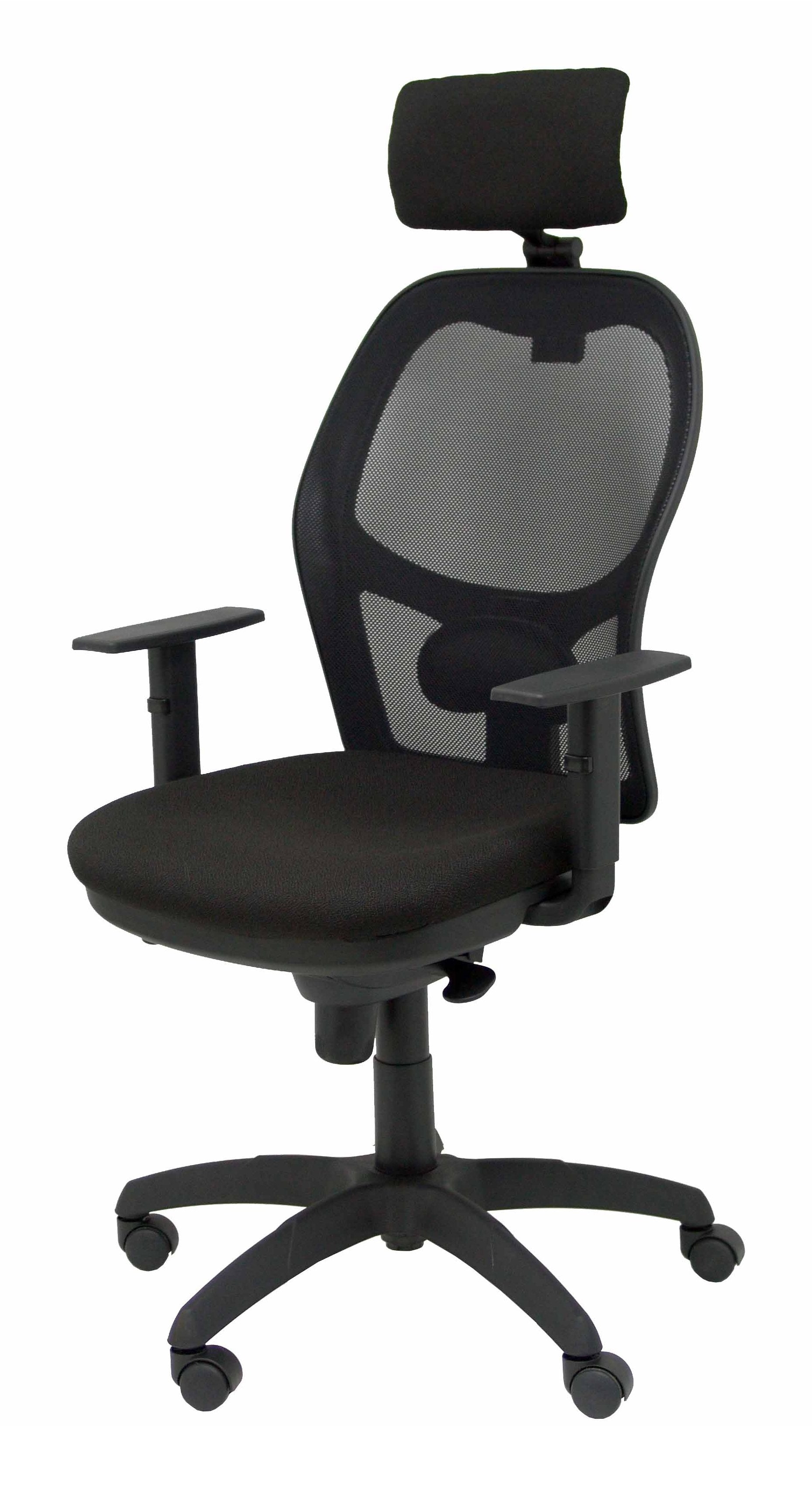 Silla Jorquera Malla Negra Asiento Bali Negro Cab