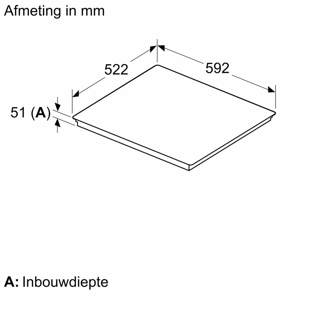 Placa De Inducción Bosch Pvq61chb1e Mat