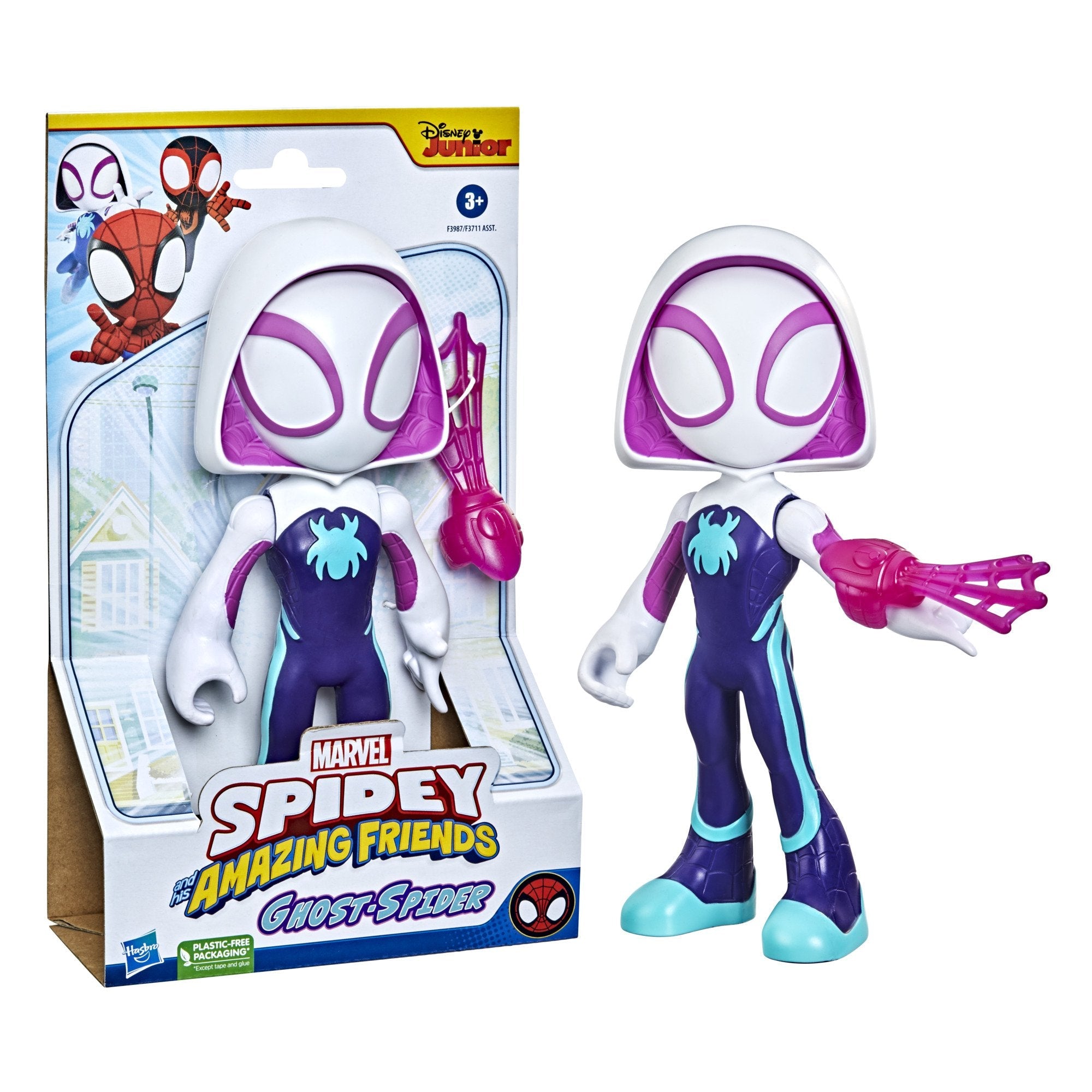 Figura Gigante Hasbro Marvel Spidey And His Amazing Friends Ghost Spider