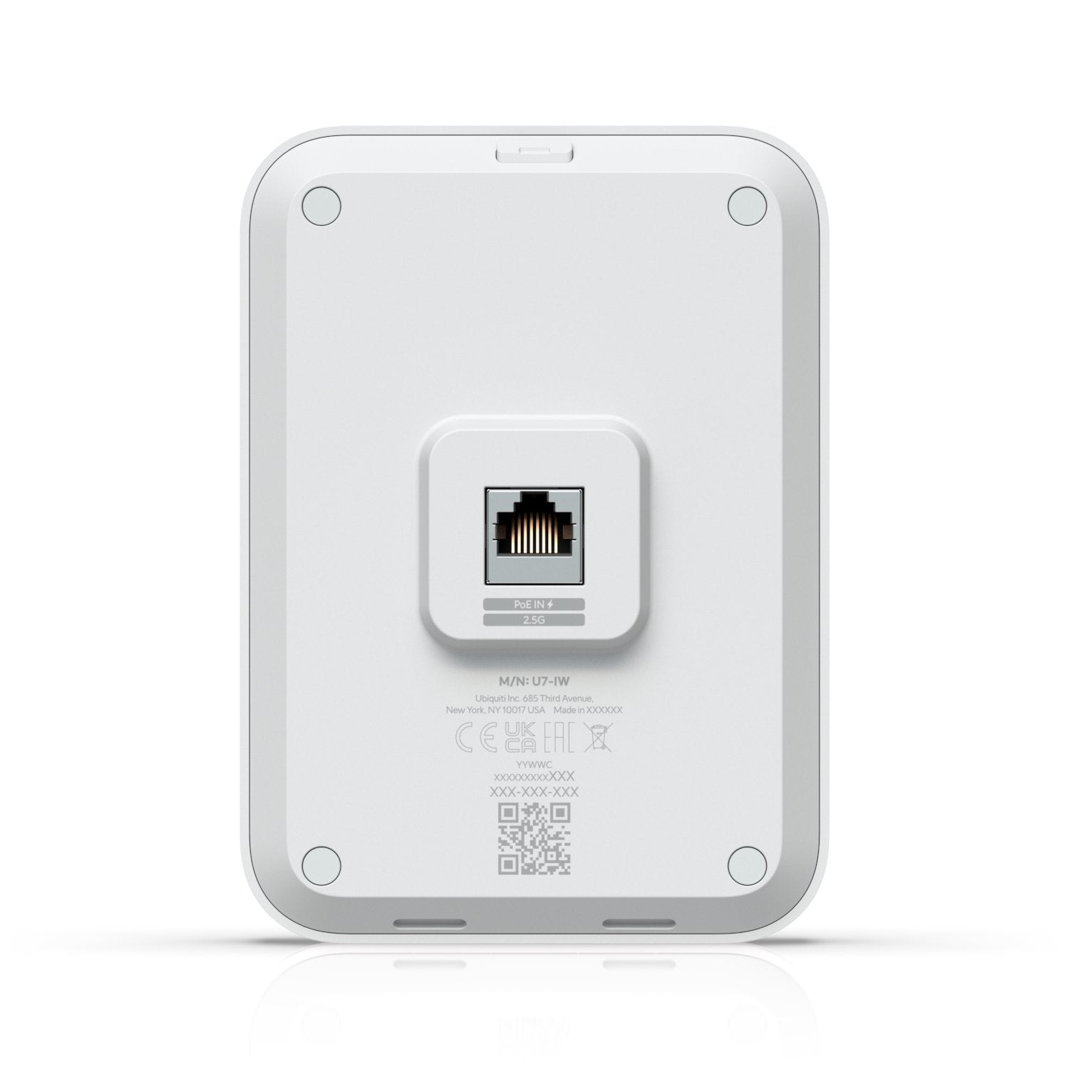EAN 0810084698754 - Ubiquiti U7 In-Wall 4300 Mbit/s Blanco Energía sobre Ethernet (PoE) imagen 3
