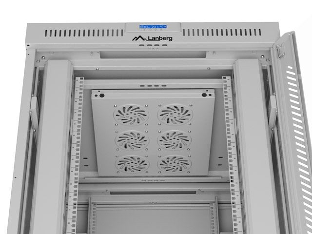 EAN 5901969441147 - Lanberg FF01-8042-12SL armario rack 42U Rack o bastidor independiente Gris imagen 11